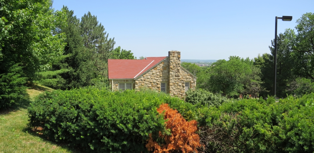 View from Mt. Oread of landscape off to the northeast